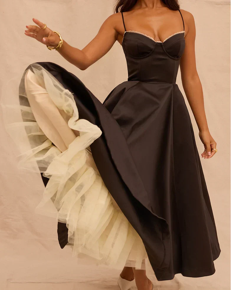 Arielle | Luxuriöses Midikleid