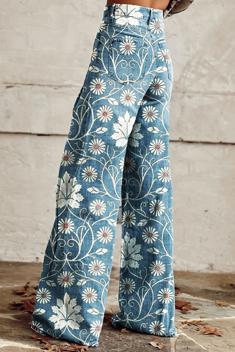 BOHO WEITE HOSEN FÜR FRAUEN