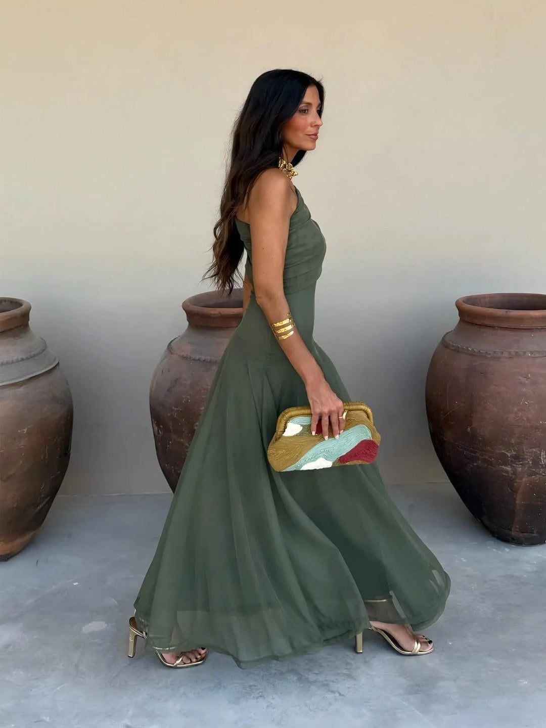 GIORGINA - Langes Designer-Kleid