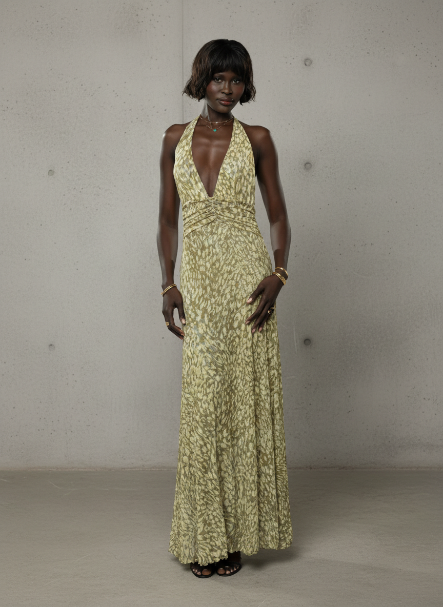 Chelsea - Maxikleid mit Schleife auf dem Rücken