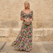 Kelsey | Elegantes buntes Kleid