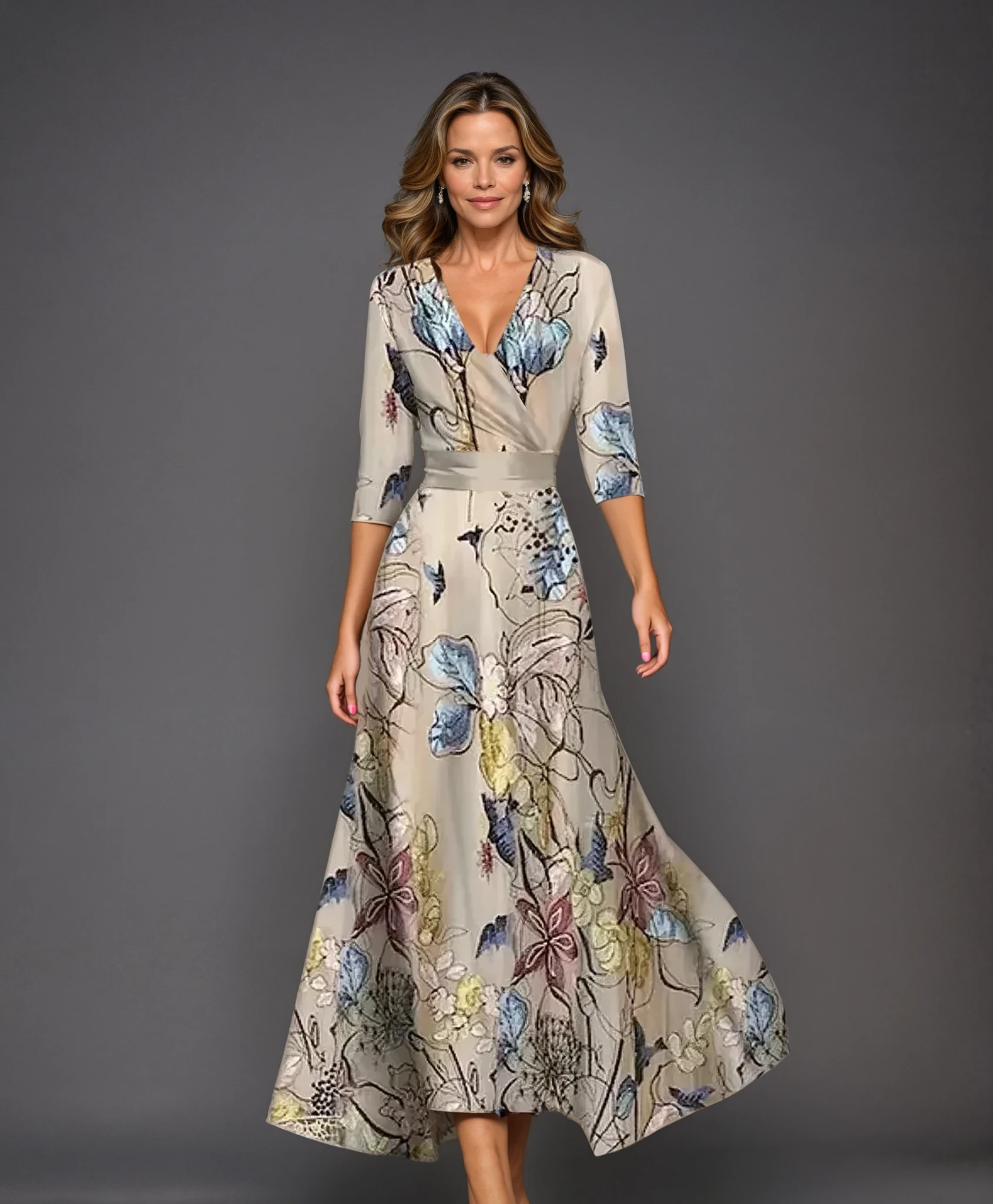 Ysa | Schickes Kleid mit Blumenmuster