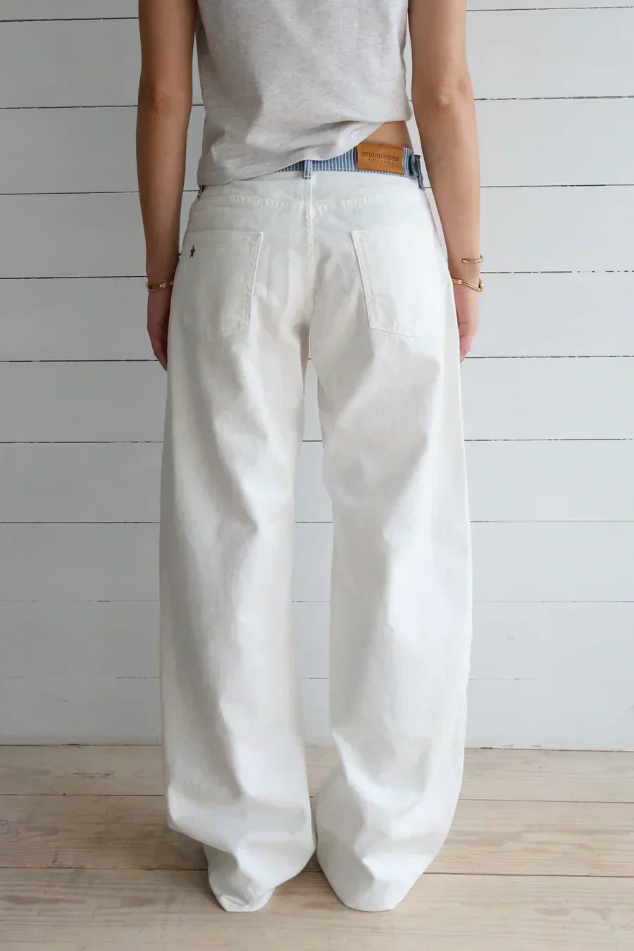 JODIE | Weite Jeans mit Taillenbund