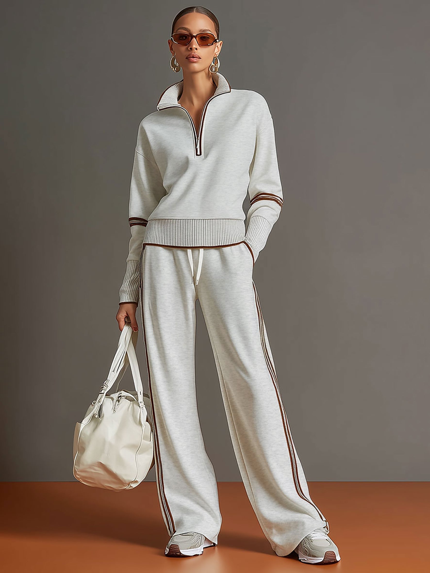 Marietta - Bluse und Hose mit weitem Bein