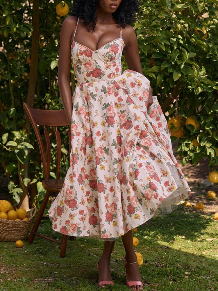 Arielle | Luxuriöses Midikleid