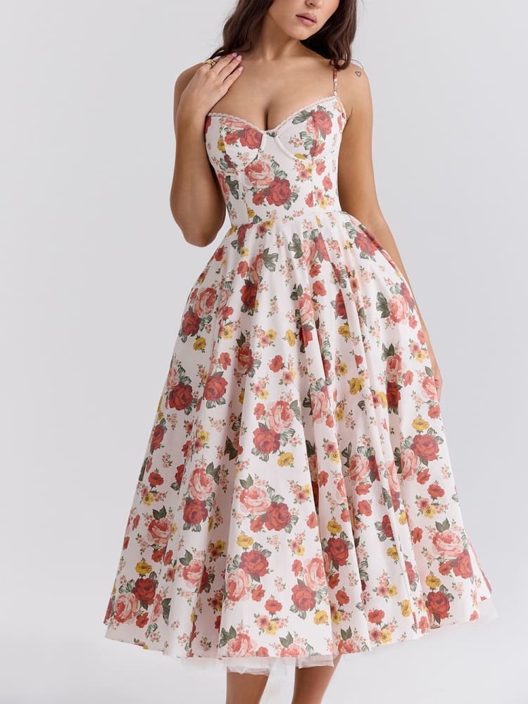 Arielle | Luxuriöses Midikleid