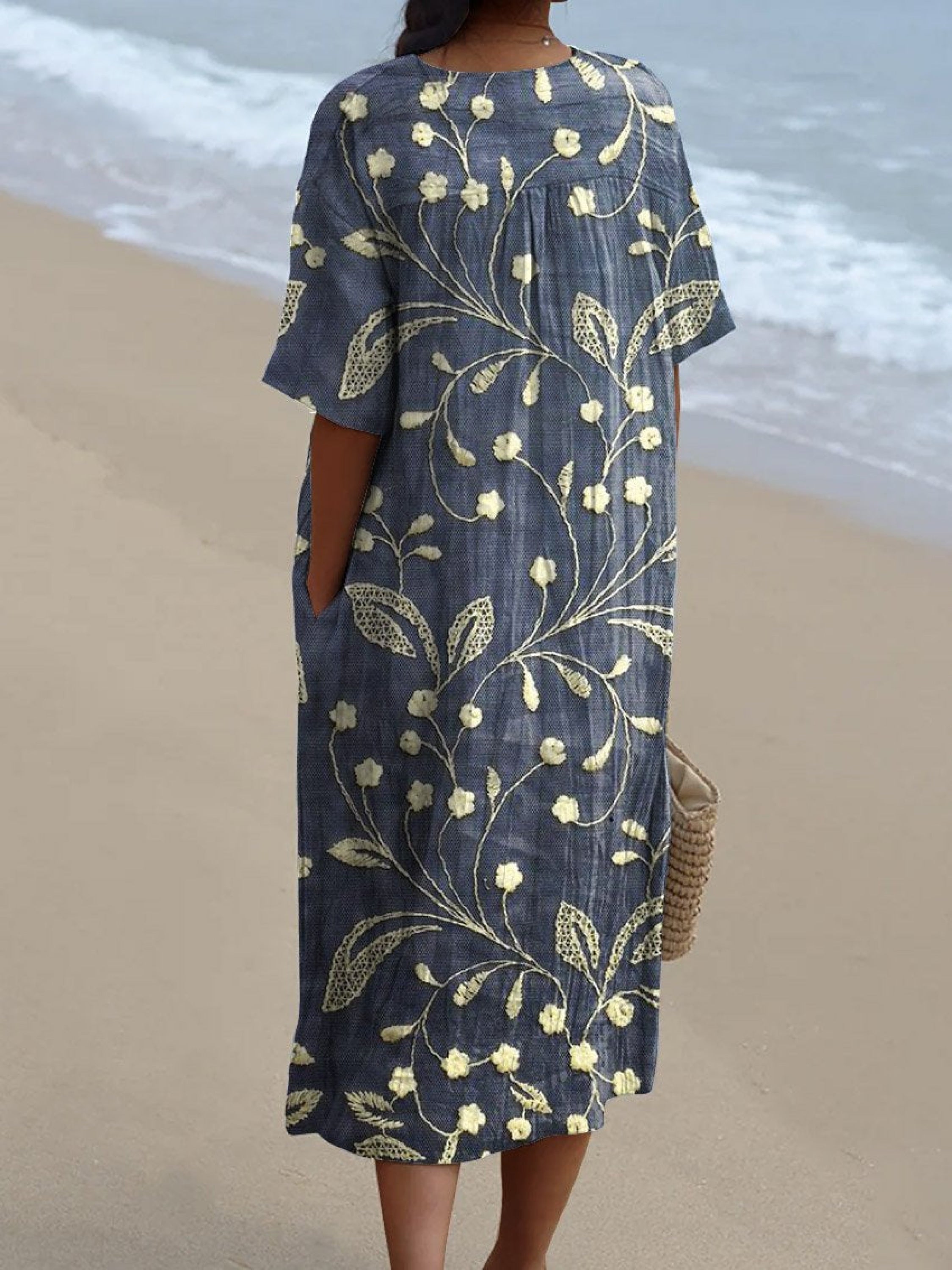 Lieke - Vintage Blumen Kleid