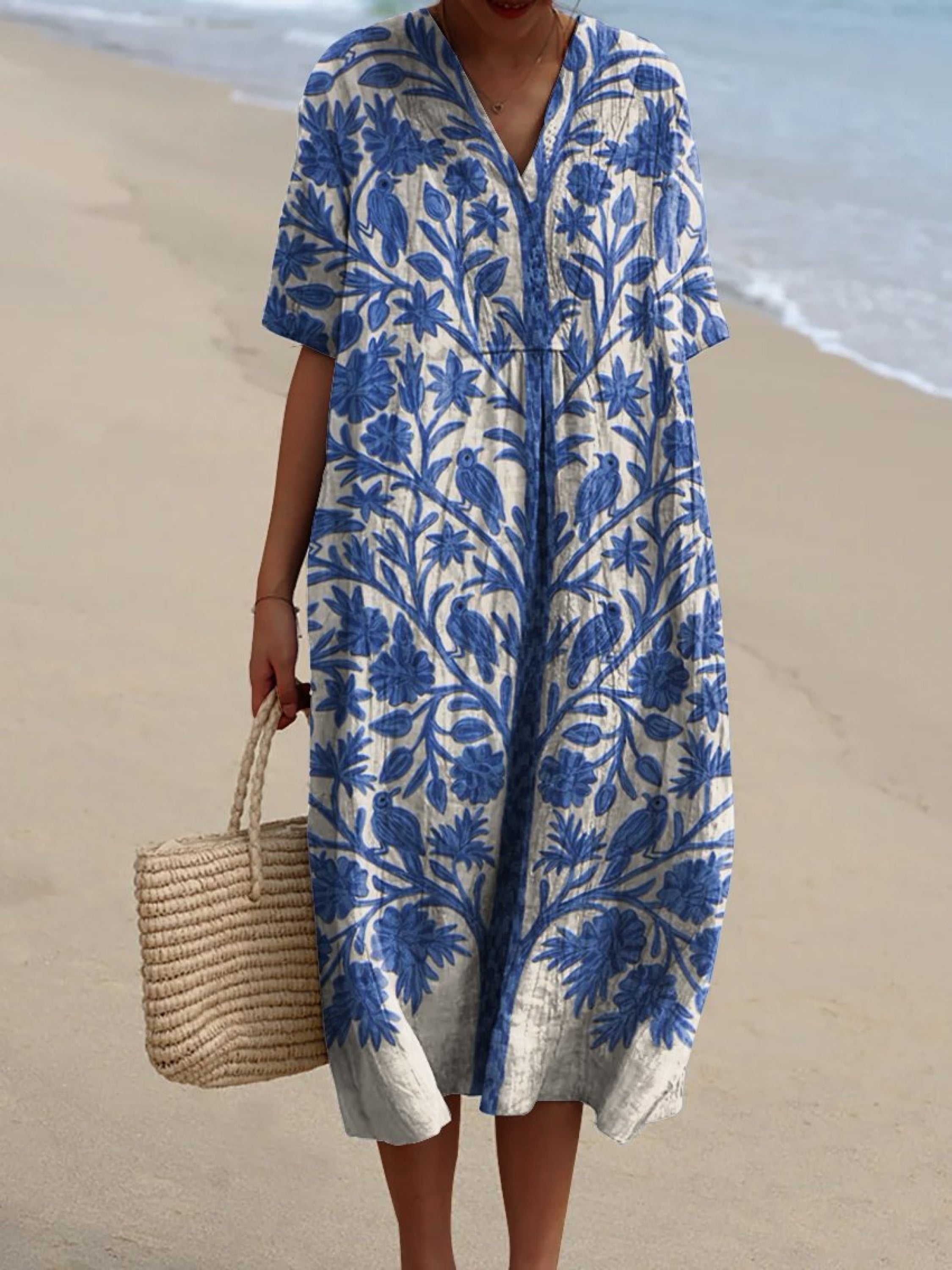 Anouk - Vintage Blumenkleid